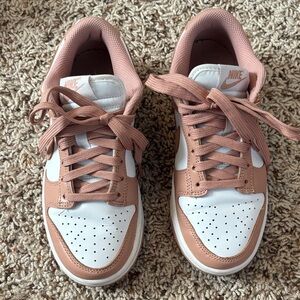 Nike Women's Blush and White Sneakers
